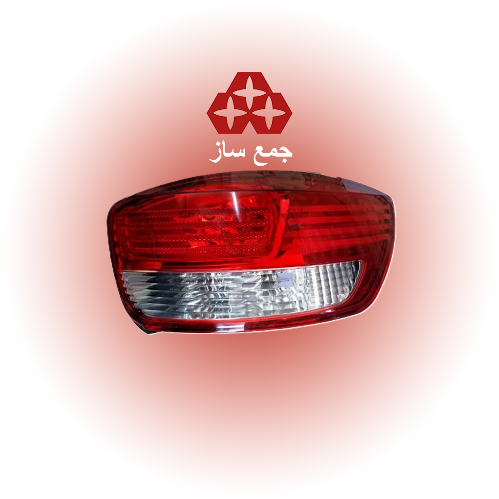 چراغ خطر عقب تیبا 2 برند جمع ساز