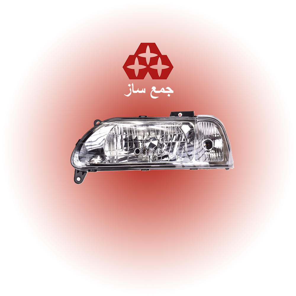چراغ جلو پراید 131 برند جمع ساز موتور دار