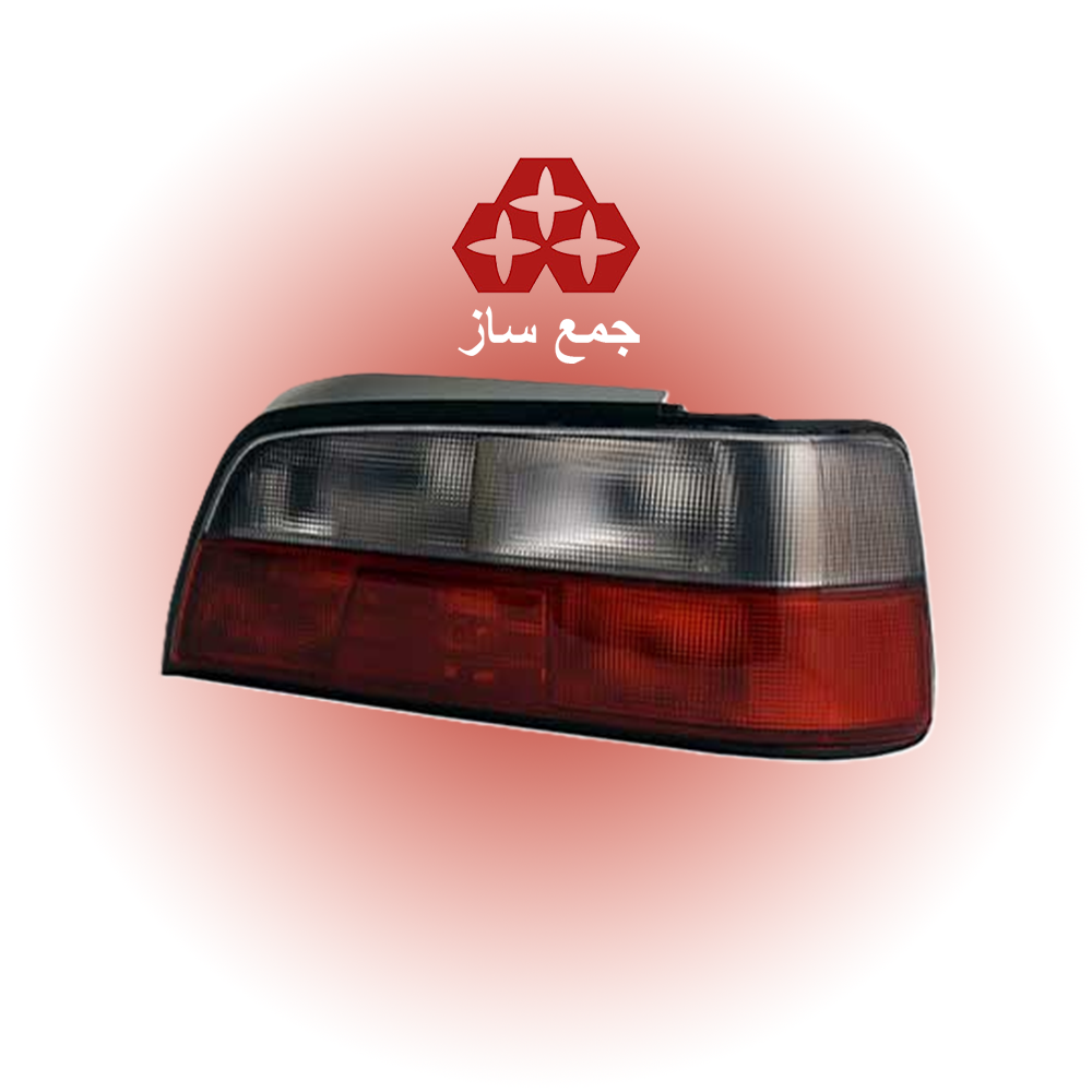 چراغ خطر عقب پژو پارس برند جمع ساز سفید دودی